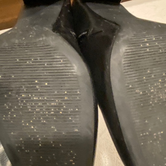 Lauren Ralph Lauren black leather heeled zip up booties. sz 8.5 - Picture 10 of 16